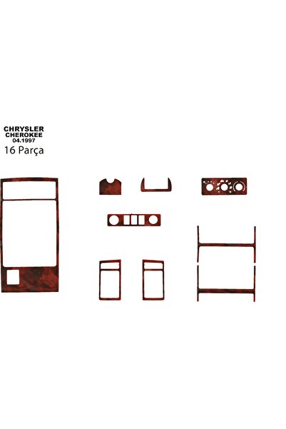 meriç cockpit design ميريتش ®   كرايسلر شيروكي توربيدو أمامي مطلي بالماهوجني ...