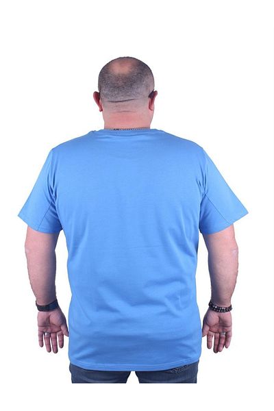 MocGrande Tricou cu decolteu mare New York City 23125 Albastru