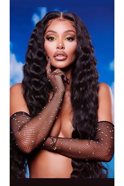 NAZENDE LILITH INSIDE - Mănuși lungi cu detaliu de piatră