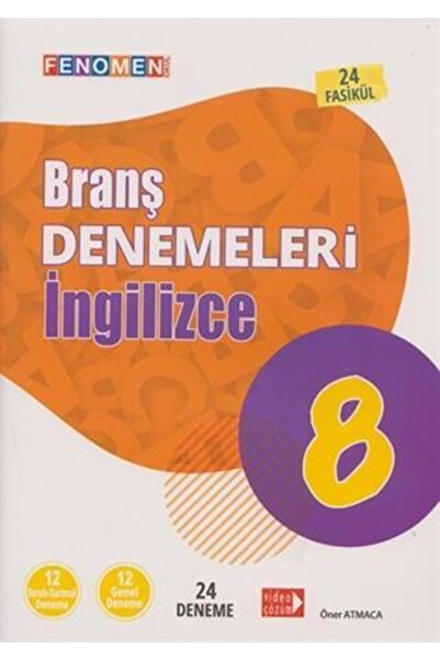 Kurmay Yayınları 8. Sınıf İngilizce Branş Denemeleri Fenomen Okul Yayınları /...