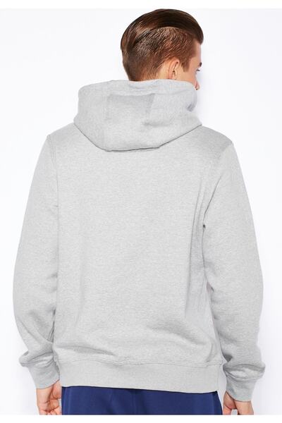 Nike Сива суитшърт с качулка Club Swoosh 611457-063
