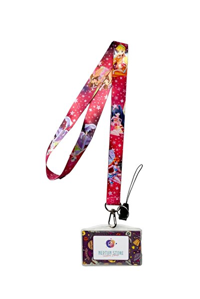 neptünstore Peri Kızlar Yaka Kartı Boyun Askı Ipi Telefon Askı Ipi ,+kartlık