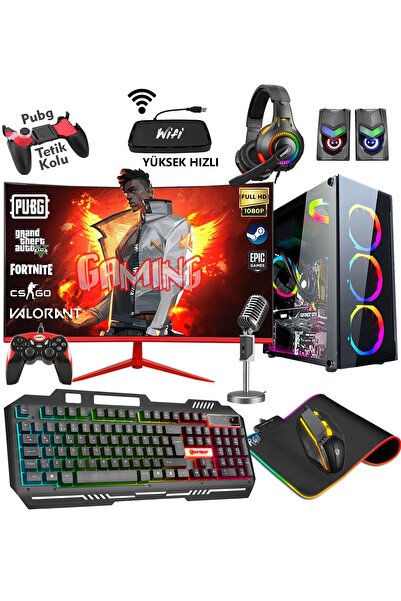 Zeiron Fx60 Max I5-3470 16gb 256gb Ssd+500gb Hdd Rx550 23.8" Curved Oyuncu Bi...