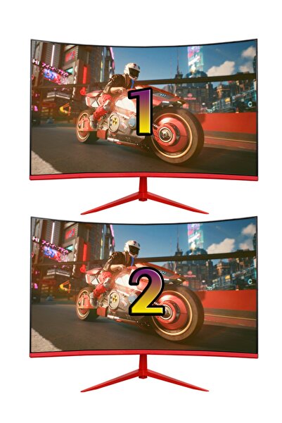 Zeiron Rx44 Plus i5 3470 16GB Ram 512GB SSD GT730 23.6" Dual Curved Monitörlü Hazır Sistem Oyun Bilgisayarı