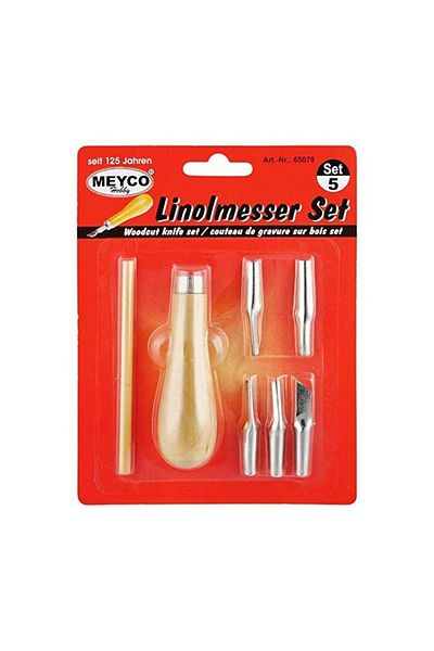 Südor Linol Carved Knife Set 6 Pieces