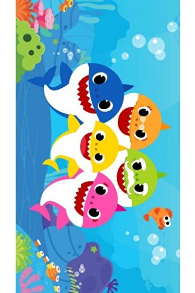 hediyehobihersey Baby Shark Yenilebilir Resimli Pasta Şeker Kağıt Baskısı