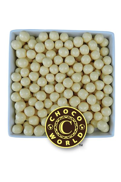 Chocoworld 1kg White Chocolate Covered Wheat Popping