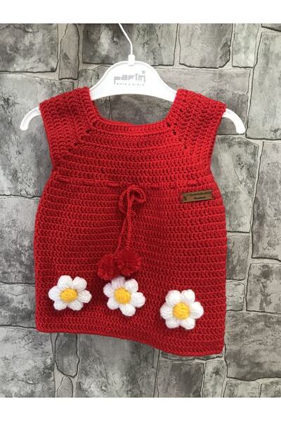 SİHİRLİ ELLER Bebek El Örgüsü Elbise