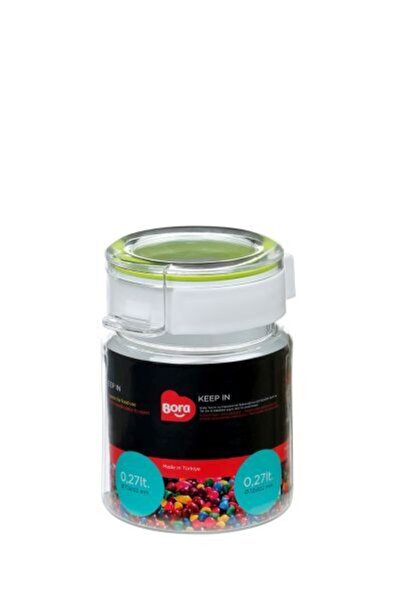 Bora Plastik 0.25 Liter Pet Round Storage Container Jar 63mm No:1 - Bo2210