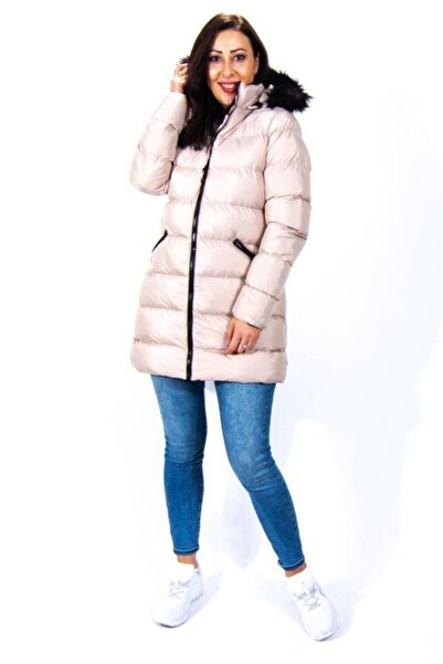 Kinetix BILEY COAT Μπεζ Γυναικείο Μακρύ Παλτό 100567283