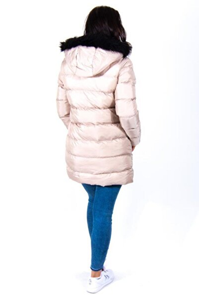 Kinetix BILEY COAT Μπεζ Γυναικείο Μακρύ Παλτό 100567283