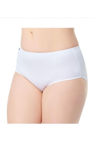 Tutku Chiloți Bato din Lycra alb de damă