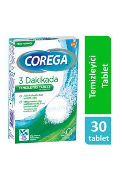 Corega Diş Protez Temizleyici 30 Tablet 2 Adet