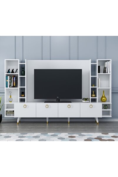 MOBİLYA GEZEGENİ Pastel X2125 Parlak Beyaz 220 Cm