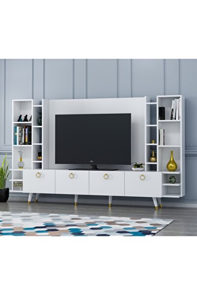 MOBİLYA GEZEGENİ Pastel X2125 Parlak Beyaz 220 Cm