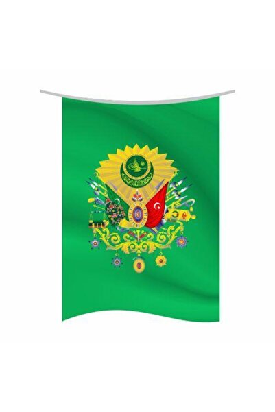 Rekbay Yeşil Renkli Osmanlı Bayrağı  50x75 cm