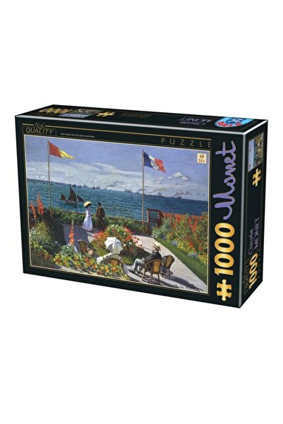 D-Toys Garden At Sainte, Claude Monet 1000 Parça Puzzle