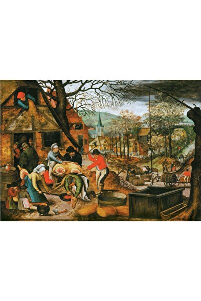 D-Toys Autumn, Breughel The Younger 1000 Parça Puzzle