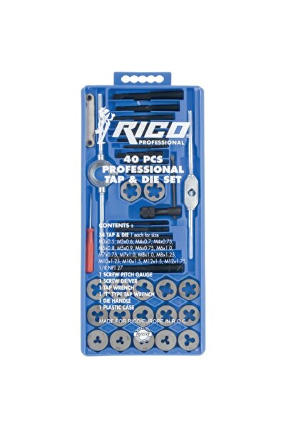 Rico 40 Adet Pafta Kılavuz Seti