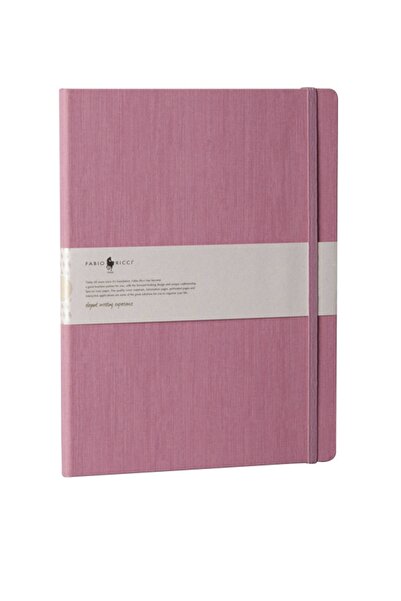 Fabio Ricci Lepidus 19x25cm Çizgisiz Pembe Defter
