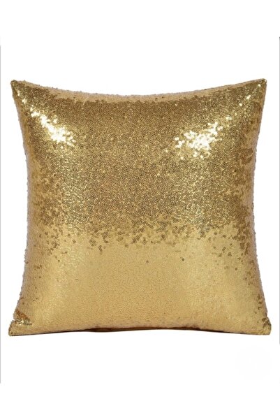 MER HOME Husă de pernă cu paiete și paiete (aurie)