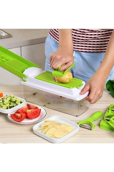 Genel Markalar Nicer Dicer Plus Doğrayıcı Rende Mutfak Robotu Çok Fonksiyonlu...