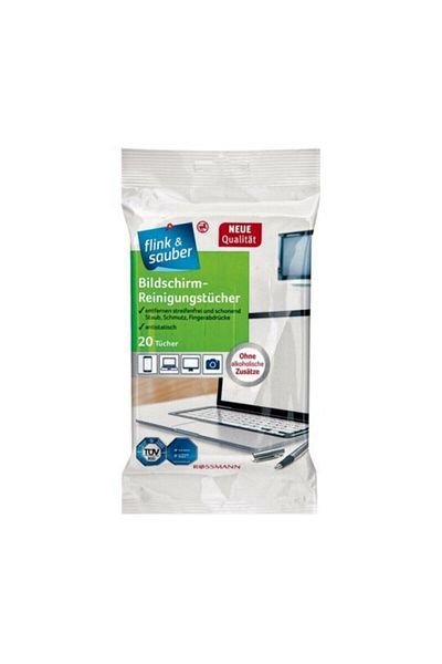 Flink Sauber Screen Cleaning Cloths 15x20cm