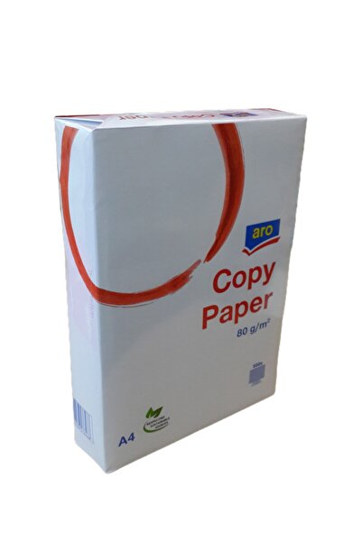 Aro ورق نسخ A4 80 جرام، عبوة واحدة مكونة من 500 قطعة