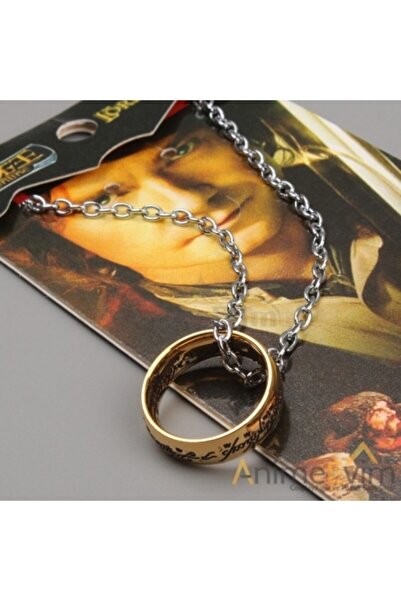 TEEMOOD PIRATE PARROT Lord Of The Rings Sarı Zincirli Kolye