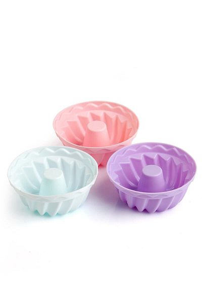 Baroness 6-Piece Silicone Cake Mold Belly Muffin Cupcake Silicone Mold