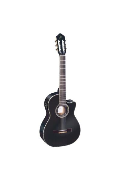 Ortega RCE141BK Elektro Klasik Gitar (Siyah)