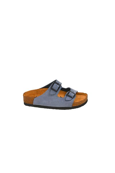 Moosefield Kids Papuci albastri din piele naturală pentru copii