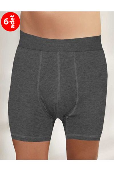 Şahinler Ανδρικό Smoked Color Lycra Boxer 6 Pack Boxer Me031