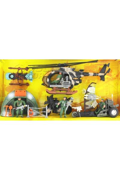 MEGA Çadırlı Ve Aksesuarlı Askeri Oyun Seti