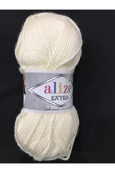 Alize Extra El Örgü İpi - 62 Κρέμα