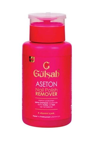 Gülşah E Vitaminli Pompalı Aseton - Nail Polish Remover 175 Ml