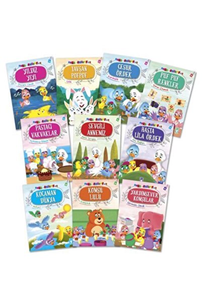 Timaş Çocuk Okul Öncesi Mini Masallar Serisi 4. Set (10 Kitap)