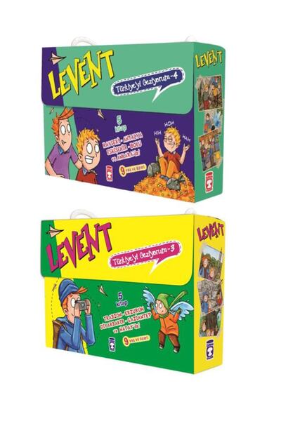 Timaş Çocuk Timaş Levent Türkiye Yi Geziyorum Serisi 3. Ve 4. Set (10 Kitap)