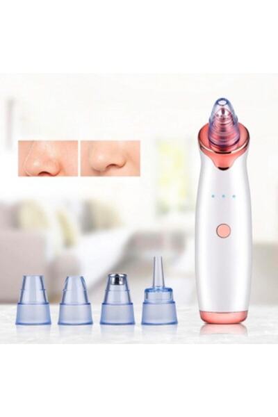 EZERE Unisex Beyaz Çok Fonksiyonlu Vakumlu Siyah Nokta Sivilce Akne Leke Yüz ...