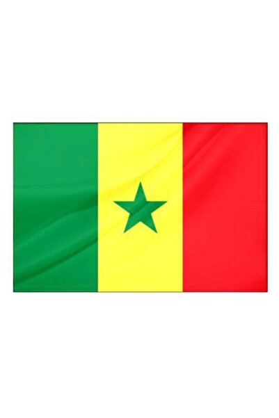 Rekbay Senegal Ülke Bayrağı 1.sınıf Parlak Kumaş 100x150cm