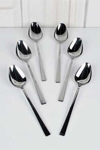 Palmiye Home مجموعة من 6 ملاعق كبيرة من الفولاذ - قطع مريح