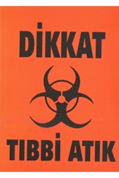 KamusalMarket Medical Waste Label 15x21 Cm