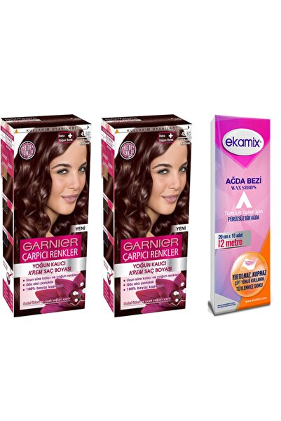 Garnier Çarpıcı Renkler Boya 4.15 Buzlu Kestane 2 Adet