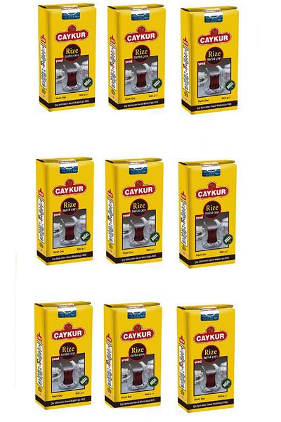 Çaykur Rize Tourist Tea - 1000 Gr X 9 Pieces
