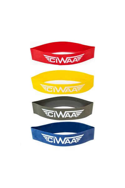 CIWAA Cwa-2016 Latex Aerobic Band Set of 4