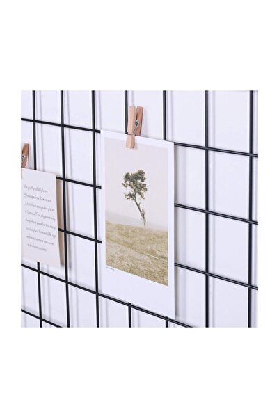 Cosargroup Fotoğraf Askısıtel Askılık Metal Pano Duvar Askılığı Notluk 70x50