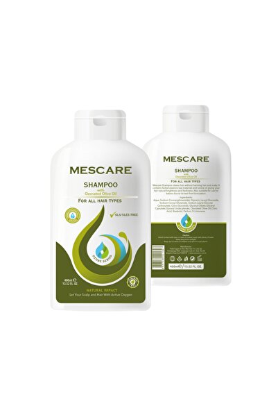 Mescare Ozonlu Natural Şampuan 400 ml Parabensiz, Sülfatsız