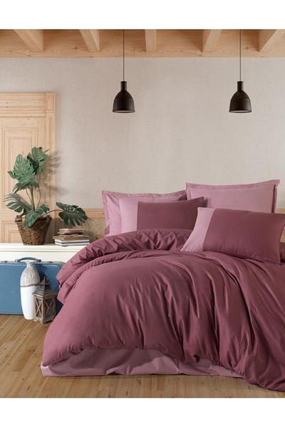 Clasy Set cuvertură de pilota dublă din seria Boutique Pure V4 Dusty Rose
