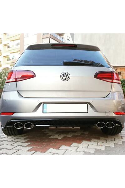 Kml34tuning55 Vw Golf 7,5 Difüzör 4 Egzozlu 2019 - 2020 Parlak Siyah