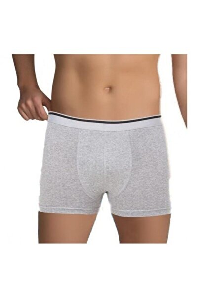 SEDEF YILDIZ Ανδρικό μπόξερ από γκρι λύκρα βαμβακερό